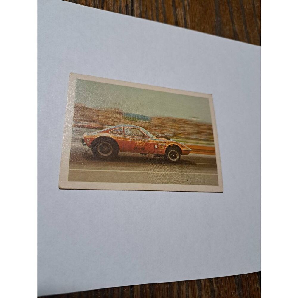 Vintage 1971 KS Pittman Super Tiger Opel GT #20 Fleer AHRA Race Car Trading Card